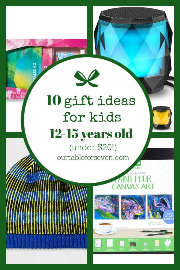 10 Gift Ideas for Kids 12-15 years old (under $20)