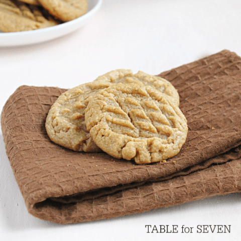 Flourless Peanut Butter Cookies
