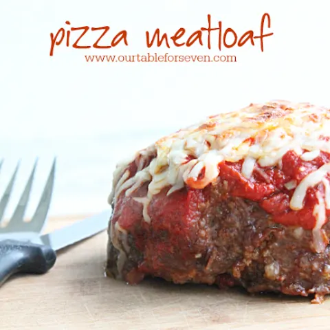 Pizza Meatloaf from Table for Seven