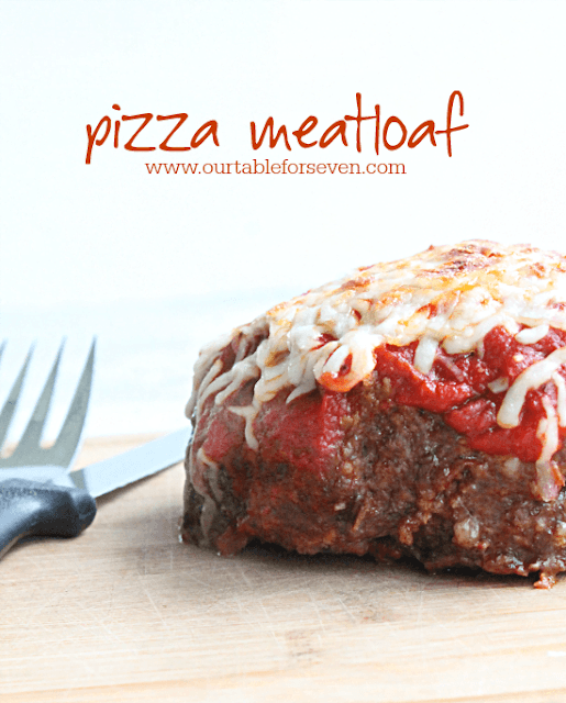 Pizza Meatloaf from Table for Seven