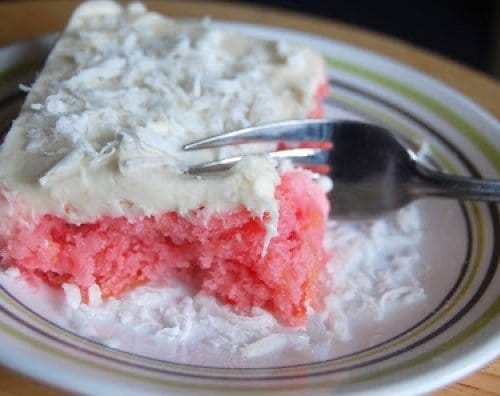 Strawberry Pineapple Cake With Cream Cheese Frosting Table For Seven Food For Everyday