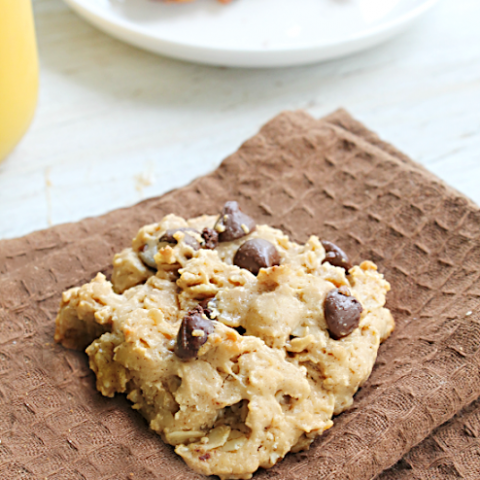 Chocolate Chip Oatmeal Breakfast Cookies #oatmeal #chocolatechip #cookies #breakfast #tableforsevenblog
