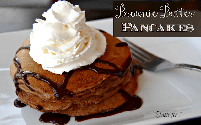 brownie batter pancakes