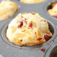 Mini Cheddar and Bacon Mini Muffins from Table for Seven