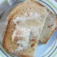 Bread Machine Cinnamon Sugar Bread #bread #breadmachine #cinnamonsugar #tableforsevenblog