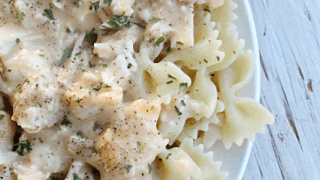 Crock Pot Cheesy Chicken from Table for Seven