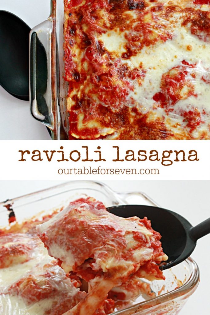 Ravioli Lasagna- Table for Seven