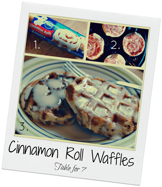 cinnamon roll waffles