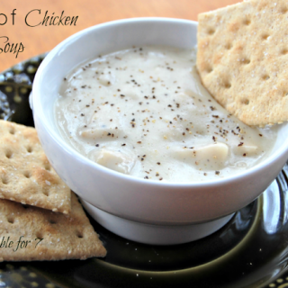 Cream of Chicken Soup #chickensoup #creamofchickensoup #tableforsevenblog #soup