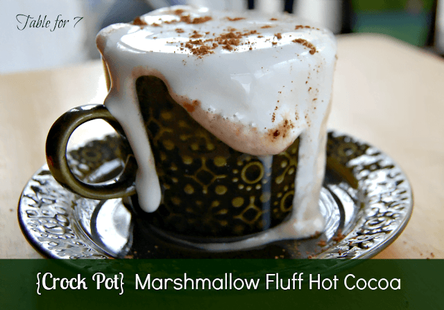 crock pot marshmallow fluff hot cocoa