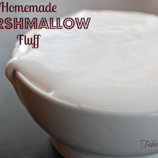 Homemade Marshmallow Fluff #marshmallowfluff #homemade #tableforsevenblog