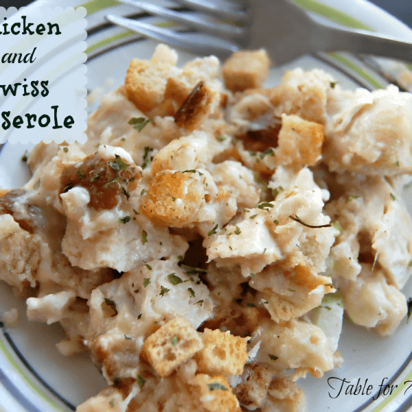 Chicken and Swiss Casserole from Table for Seven