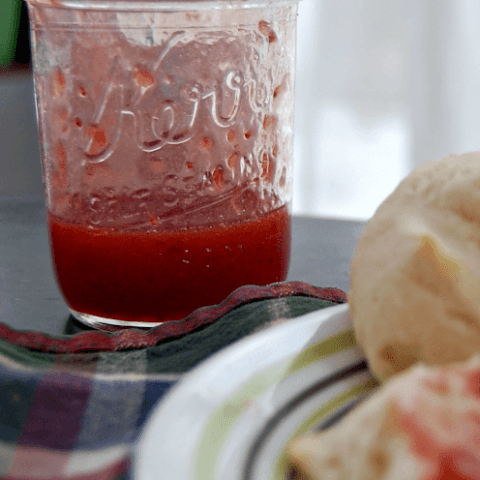 Crock Pot Strawberry Jam from Table for Seven