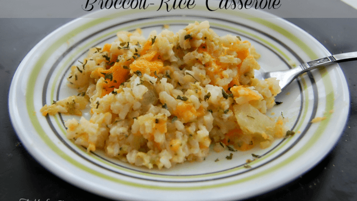 Broccoli-Rice Casserole from Table for Seven
