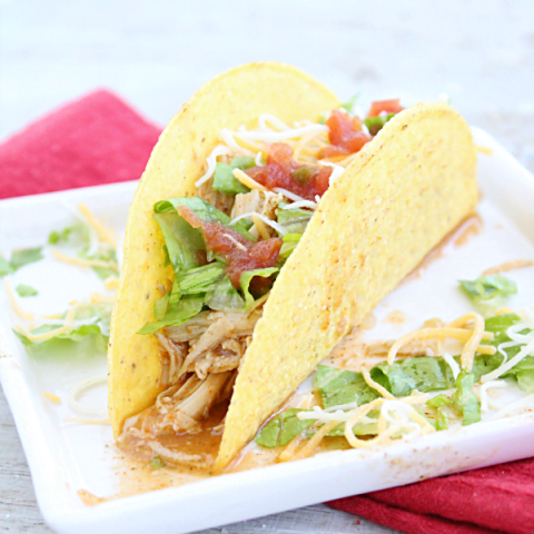 Crock Pot Cool Ranch Chicken Tacos Table For Seven Food For Everyday