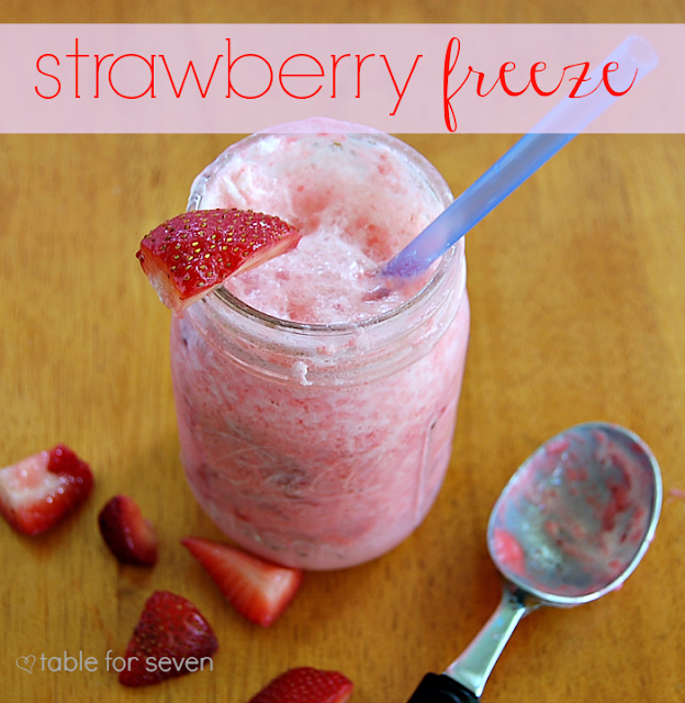 Strawberry Freeze- Table for Seven