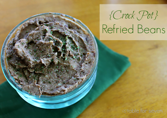 crock pot refried beans