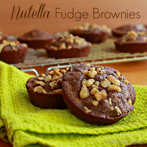 nutella fudge brownies
