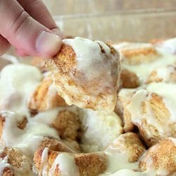 Cinnamon Roll Bites from Table for Seven