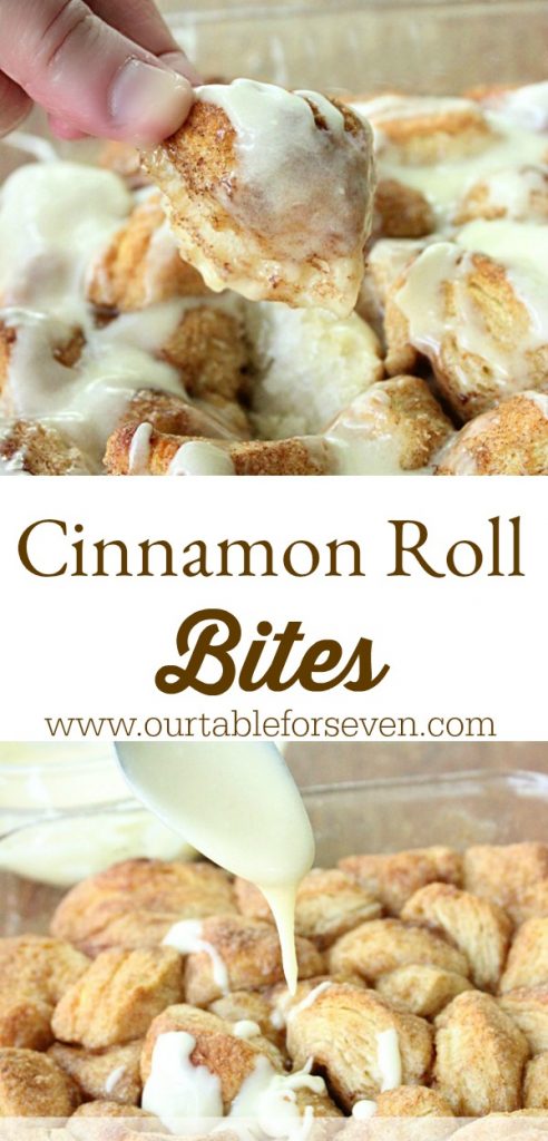 Cinnamon Roll Bites from Table for Seven