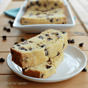 Chocolate Chip Pound Cake from Table for Seven