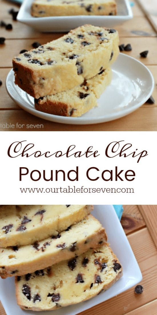 Chocolate Chip Pound Cake Table for Seven Food for Everyday