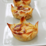 Breakfast Wonton Cups from Table for Seven