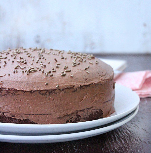 Diet Soda Cake with Chocolate Buttercream Frosting (No Powdered Sugar Required) from Table for Seven