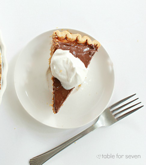 Chocolate Pumpkin Pie- Table for Seven