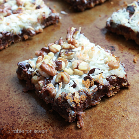 Magic Cookie Bars- Table for Seven