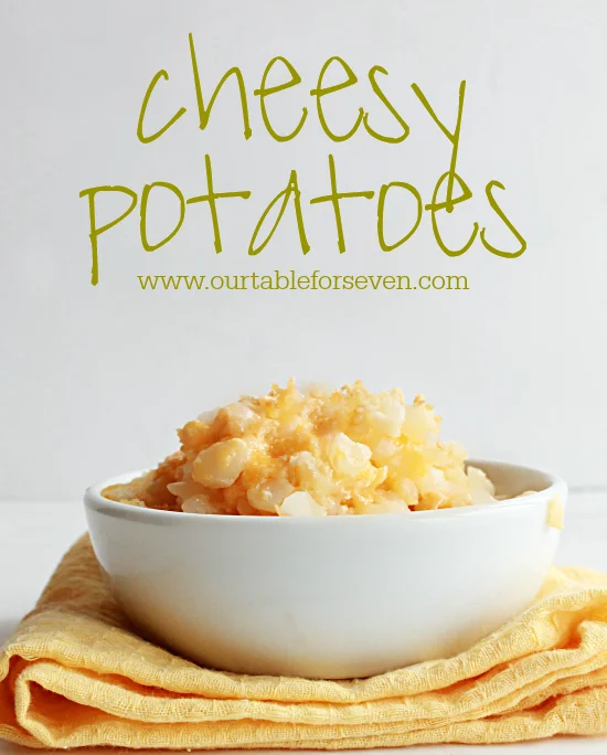 Cheesy Potatoes #potatoes #cheese #sidedish 