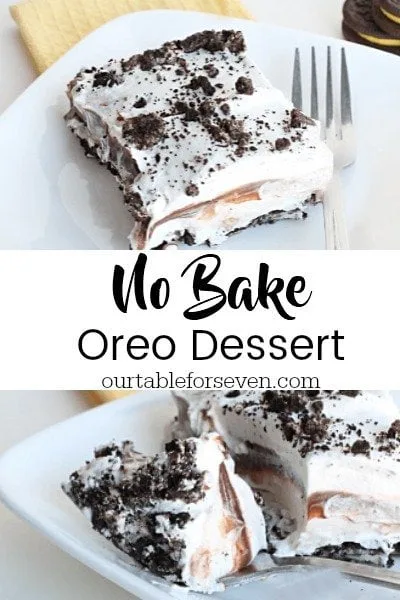 No Bake Oreo Dessert from Table for Seven 