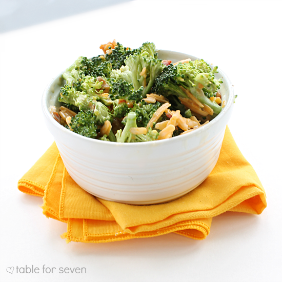 Broccoli Salad from Table for Seven