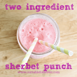 Sherbet Punch from Table for Seven