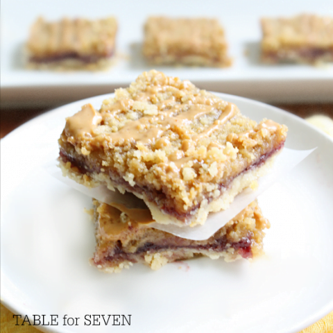 Peanut Butter and Jelly Bars