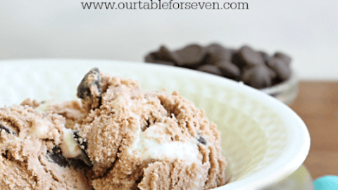 Chocolate and Marshmallow Fluff Ice Cream with Dark Chocolate Chunks from Table for Seven