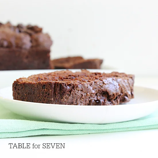 Double Chocolate Zucchini Bread Table For Seven Food For You The Family