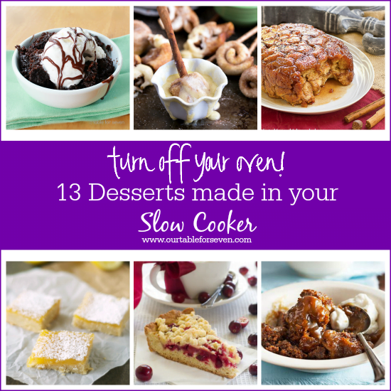 turn off your oven! 13 desserts for your slow cooker