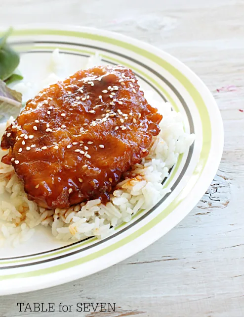 Honey Sesame Pork- Table for Seven