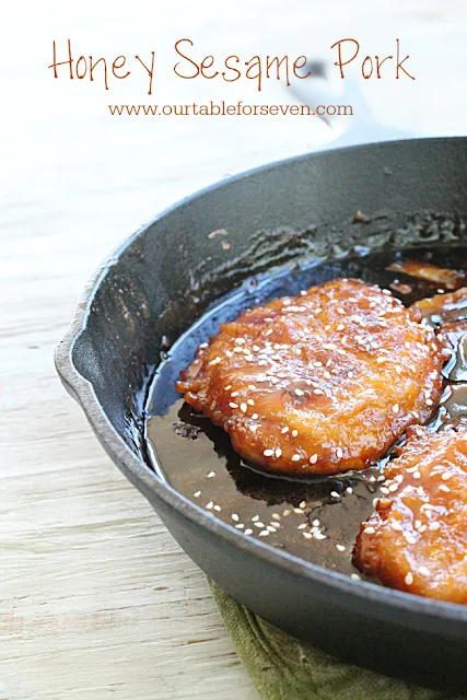 Honey Sesame Pork- Table for Seven