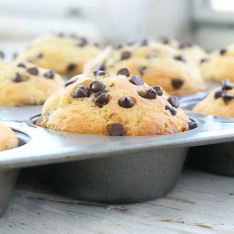 Chocolate Chip Orange Muffins from Table for Seven