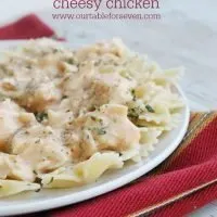 Crock Pot Cheesy Chicken from Table for Seven