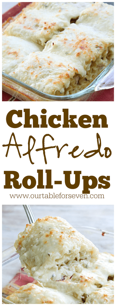 Chicken Alfredo Roll Ups Table For Seven Food For You The Family