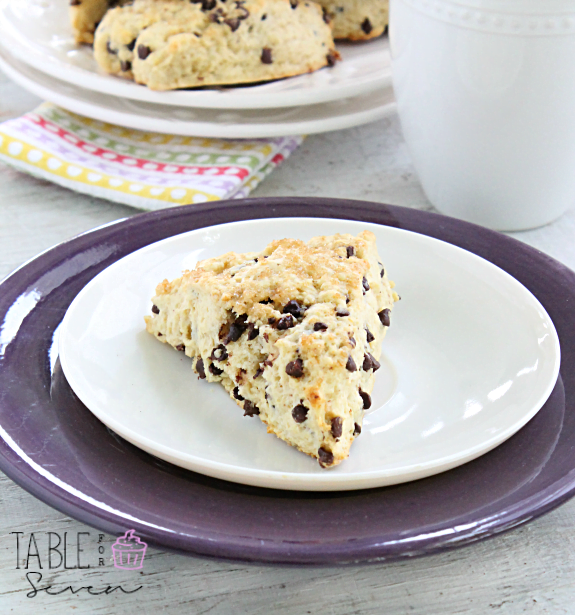 chocolate chip scones