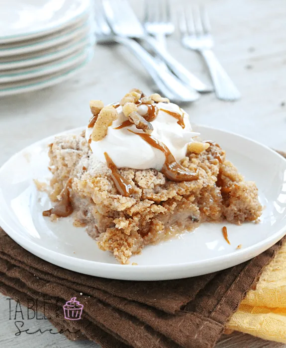 Banana Bread Dump Cake from Table for Seven