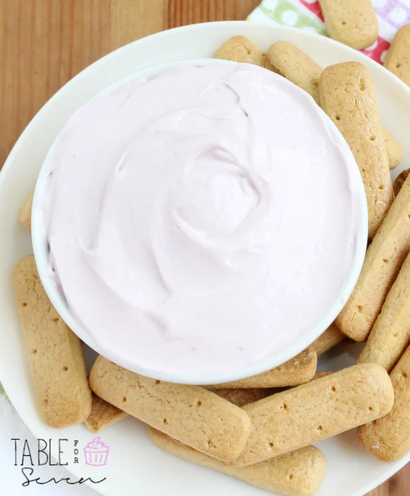 Fluff Dip #dip #recipe #tableforsevenblog @tableforseven 