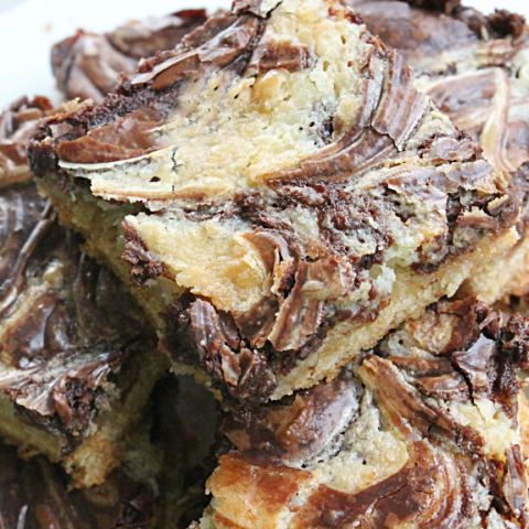 Chocolate Marble Gooey Butter Cake Table For Seven Food For Everyday