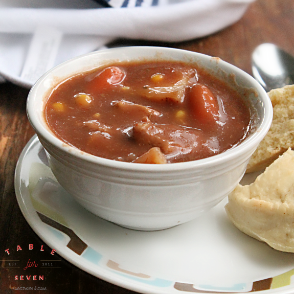 Crock Pot Beef Stew #tableforsevenblog #crockpot #slowcooker #stew #beefstew #recipe