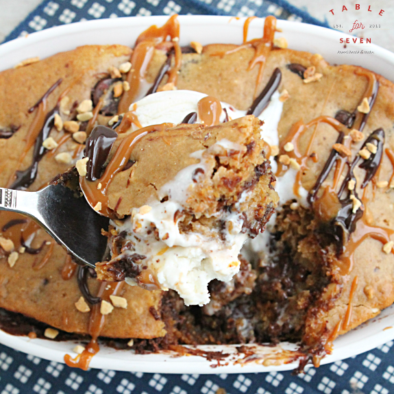 Chocolate Chip Paradise Pie #chocolatechip #copycatrecipe #pie #dessert #tableforsevenblog 