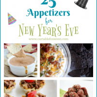 25 Appetizers for New Year's Eve #appetizers #newyears #nye #newyearseve #snacks #tableforsevenblog